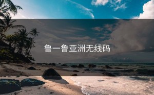 鲁一鲁亚洲无线码