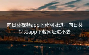 向日葵视频app下载网址进，向日葵视频app下载网址进不去