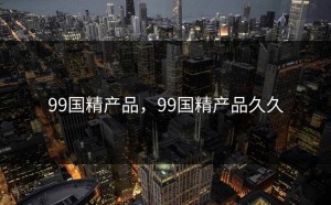 99国精产品，99国精产品久久